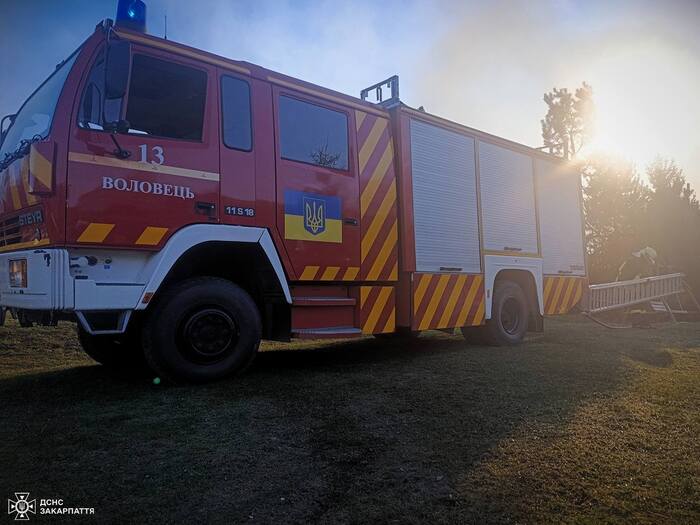 Наслідки пожежі на Закарпатті, фото: ДСНС