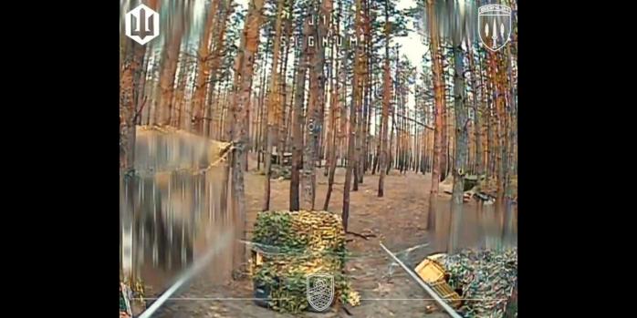 Уничтожение российских захватчиков, скриншот видео