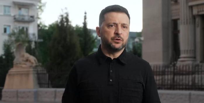 Володимир Зеленський, скріншот відео