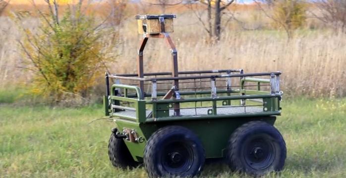 100 ОМБр провела роботизований штурм лігва ворожої ДРГ, скріншот відео