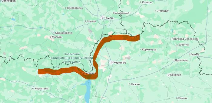 Схема польоту «шахедів» 13 травня 2026 року, інфографіка: Сергій Флеш