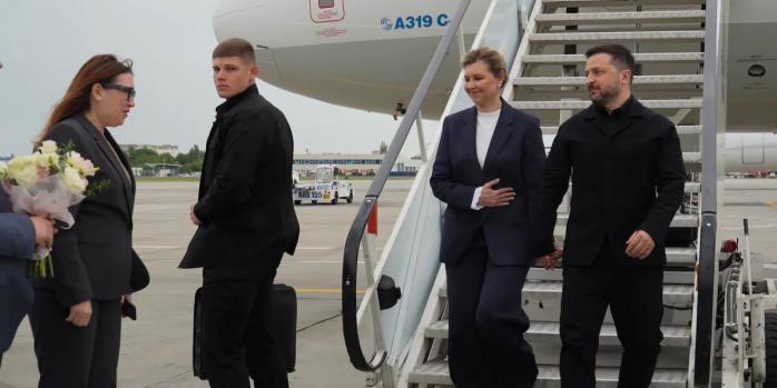 Владимир Зеленский в Румынии, скриншот видео