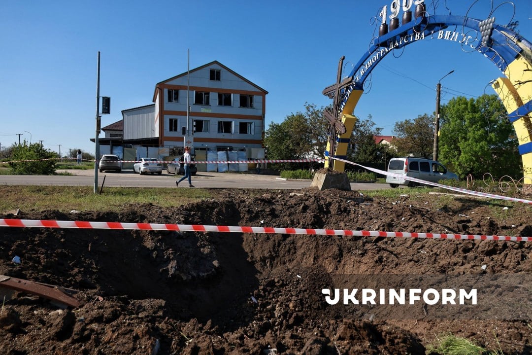 Наслідки атаки. Фото: «Укрінформ»