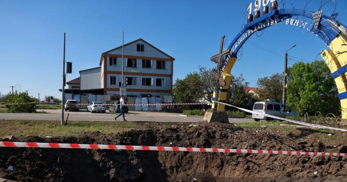 Наслідки атаки. Фото: «Укрінформ»