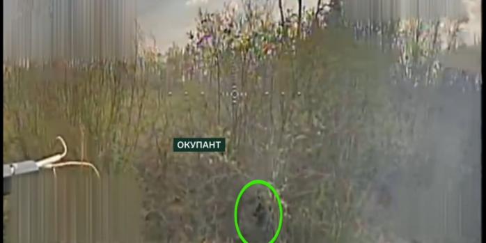 Уничтожение российских захватчиков, скриншот видео