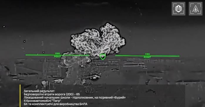 Уничтожение российской &laquo;академии ракетных и артиллерийских наук&raquo;, видео скриншот