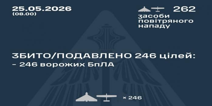 Рашисти здійснили чергову масовану повітряну атаку по Україні, інфографіка: Повітряні сили
