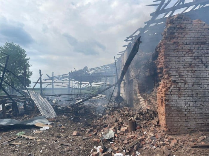 Наслідки російського обстрілу на Чернігівщині, фото: Олександр Селіверстов