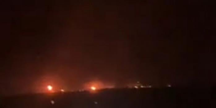 Последствия удара по Волгоградскому НПЗ, скриншот видео