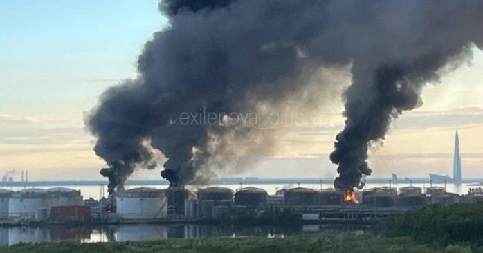 Нефтяной терминал и порт в Санкт-Петербурге атаковали дроны. Фото: 