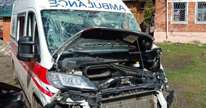 Окупанти обстріляли &laquo;швидку&raquo; у Херсоні. Фото: 