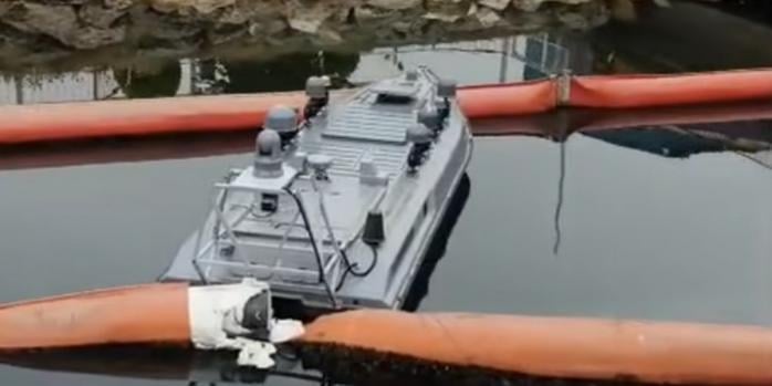 Український морський безпілотник втратив керування та опинився біля берегів Румунії, скріншот відео
