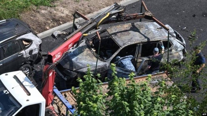 Наслідки вибуху у Підмосков’ї, фото: Сергій Стерненко