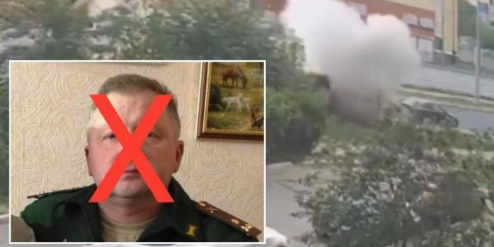 Російського полковника підірвали у Балашисі, скріншот відео