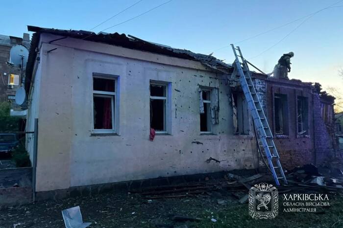 Наслдіки удару російських БпЛА у Харкові, фото: Харківська обласна прокуратура