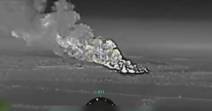 Украинские ССО поразили нефтебазу и базу ГСМ. Скриншот