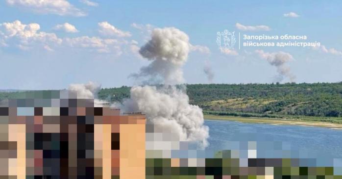 Армия РФ нанесла удары по Запорожью. Фото: ОВА