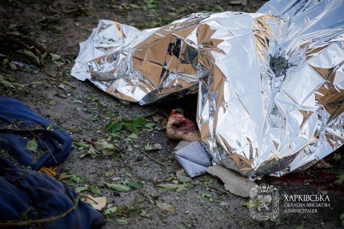Наслідки російського авіаудару по Харкову, фото: Олег Синєгубов