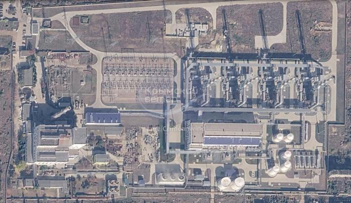 Последствия атаки беспилотников на Сакскую ТЭЦ, фото: &laquo;Крымский ветер&raquo;