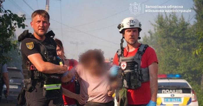 В Запорожье возросло количество погибших и раненых в результате бомбардировки. Фото: ОВА