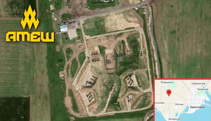 Дивизион российской ПВО на территории Евпатории. Фото: «АТЕШ»