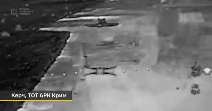 Воєнна розвідка знищила в окупованій Керчі два російські рідкісні БпЛА &laquo;Оріон&raquo;. Фото: 