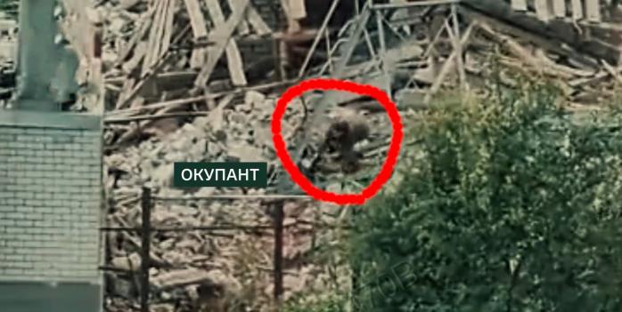 Уничтожение российских захватчиков, скриншот видео