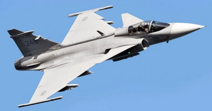 Великобритания профинансирует закупку 16 шведских истребителей Gripen для Украины. Фото: