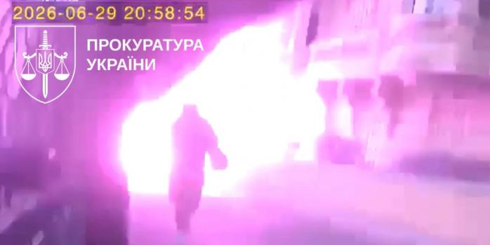 Кадр з відновленого відео