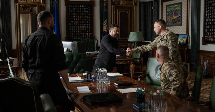 Зеленский встретился с военными ВСУ. Фото: