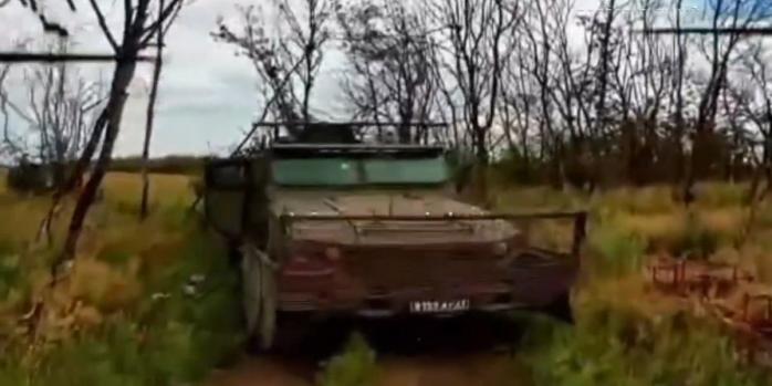 Уничтожение техники российских захватчиков, скриншот видео