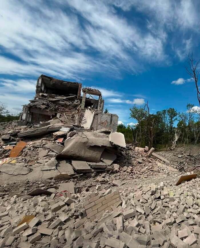 Наслідки російського авіаудару по Слов’янську, фото: Вадим Лях