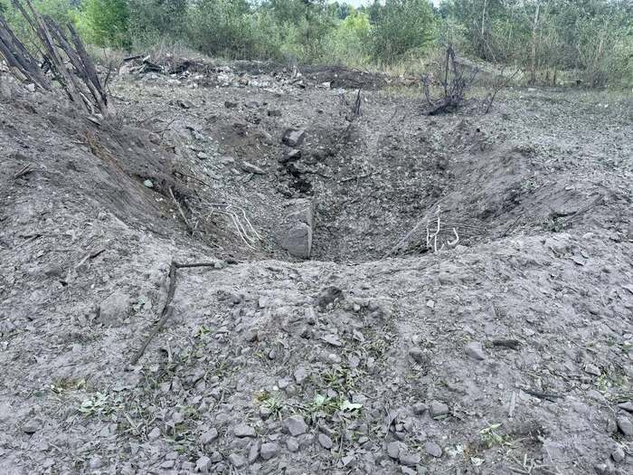 Наслідки російського удару по Ізюму, фото: Ізюмська МВА