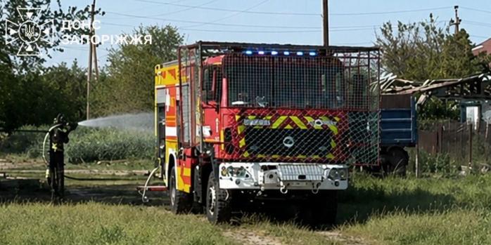 Наслідки російського удару на Запоріжжі, фото: ДСНС