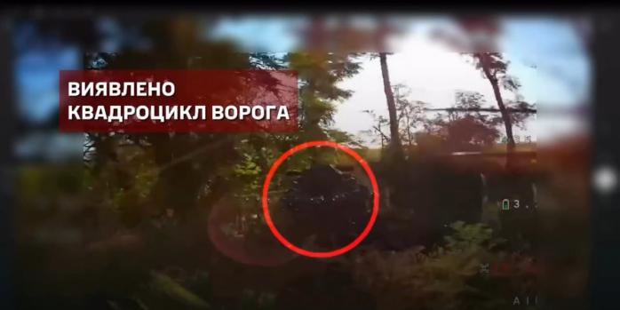 Уничтожение российской военной техники, скриншот видео