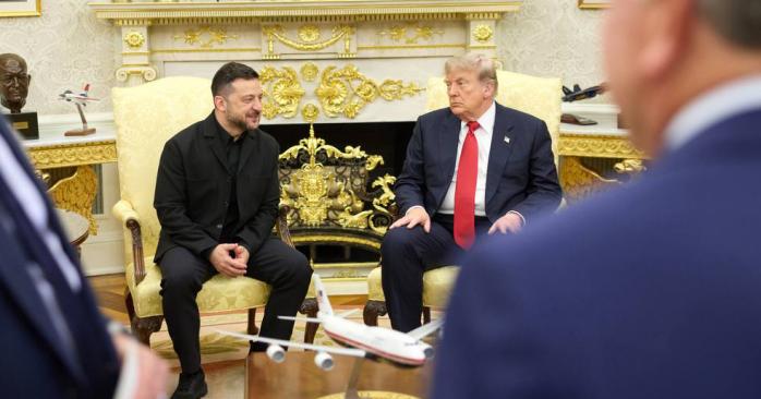 Дональд Трамп прокомментировал встречу с Владимиром Зеленским. Фото: 