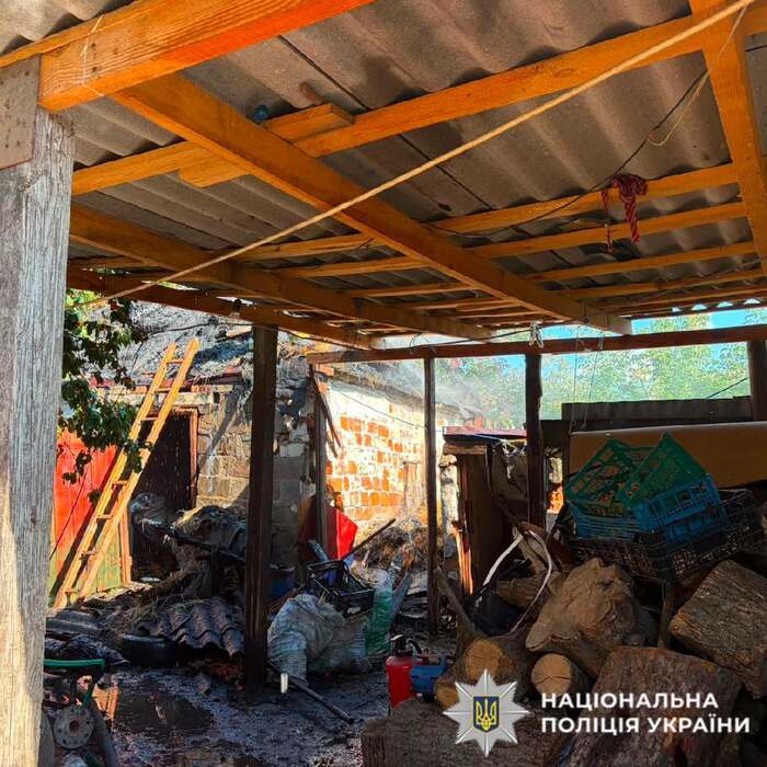 Наслідки російських ударів на Харківщині 29 липня, фото: Нацполіція