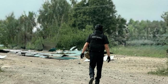 Последствия российской атаки в Житомирской области, фото: ГСЧС