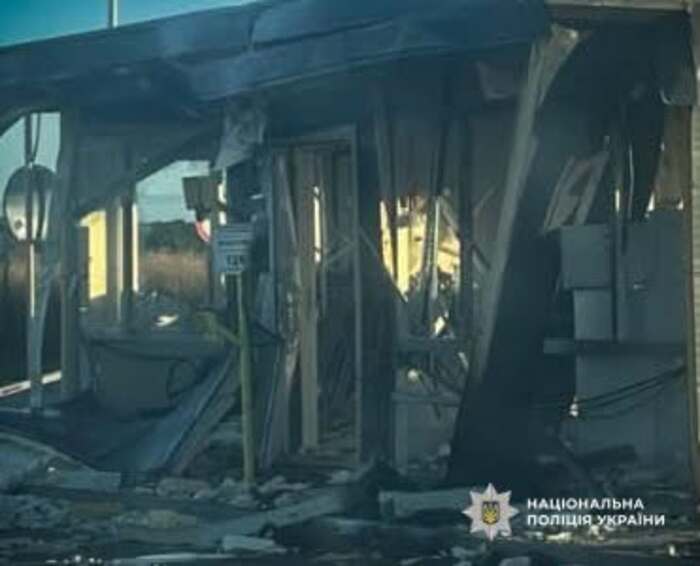 Наслідки російського удару на Полтавщині, фото: Нацполіція