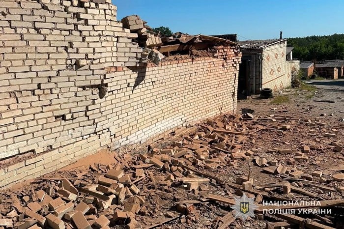 Наслідки російських обстрілів Сумщини, фото: ДСНС
