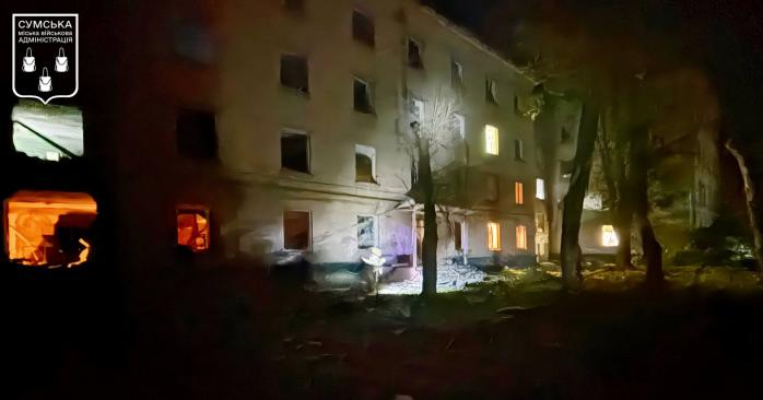 Росіяни масовано атакувала КАБами Суми, постраждали 12 осіб. Фото: 