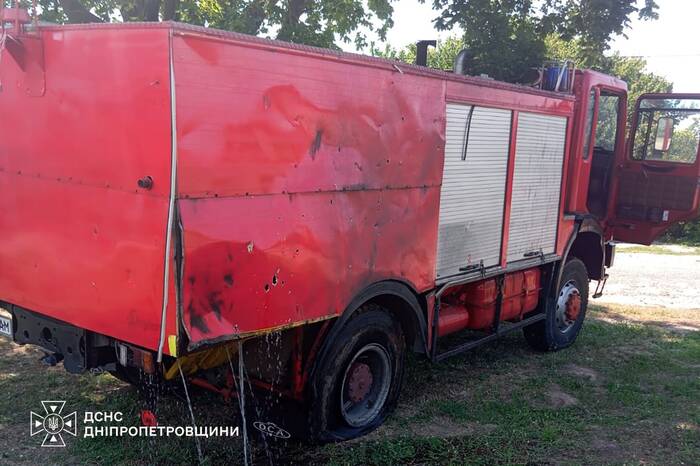 Наслідки повторного удару по рятувальниках на Дніпропетровщині, фото: ДСНС