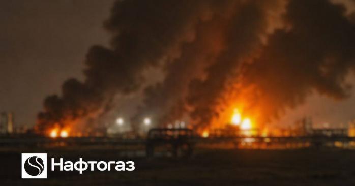 РФ вдарила по об&rsquo;єктах &laquo;Укрнафти&raquo;. Фото: Нафтогаз
