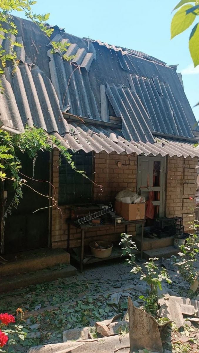 Наслідки російських ударів по Слов’янську 10 серпня, фото: Вадим Лях