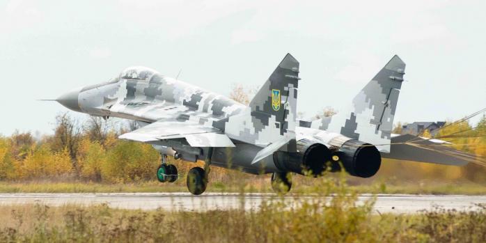 Украина потеряла истребитель МиГ-29, фото: Минобороны Украины