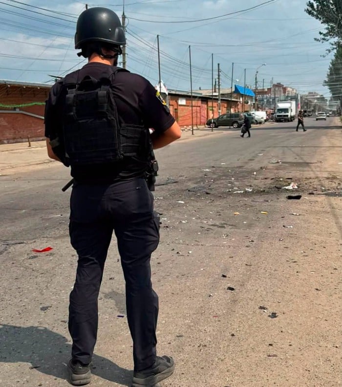 Рашисти знову обстріляли Слов’янськ, фото: Вадим Лях
