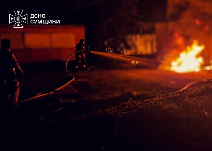 Наслідки російських ударів по Сумщині 12 серпня, фото: ДСНС
