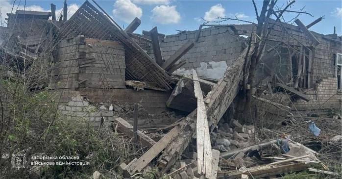 Российский дрон-камикадзе убил двух человек в одном из районов Запорожья. Фото:
