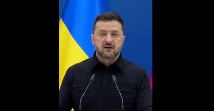 Володимир Зеленський, скріншот відео