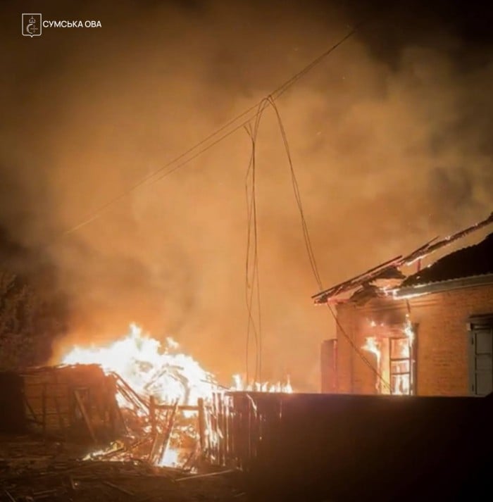 Наслідки російських ударів по Сумщині, фото: Сумська ОВА